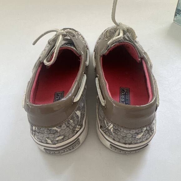 Sperry‎ Top-Sliders Leopard Cheetah Print Slip On Boat Shoes Size 8.5 - Picture 5 of 12